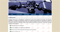 Desktop Screenshot of mensajeriapatricio.com.ar